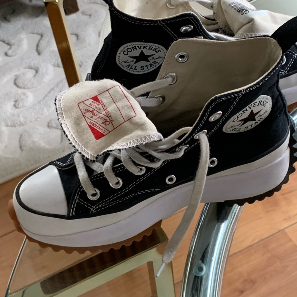 Converse Black and White Ankle Boots